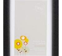 Deenz Picture Frames 6 X 4 Inchs Beautifully Detailed Moulding Photo Frame Set Wall Mount Or Table Top ( Ridged Black )