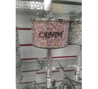DEENZ Pink Candy Jar Sparkle Storage Crushed Diamond Kitchen Jar Storage Box Canister