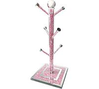 DEENZ Pink Crushed Diamond Kitchen Mug Cup Stand Tree Organizer Accessory Crushed Diamond Display Present Gifts for All Occasion, Home Decor