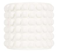 Deenz Playful Bubble Planter White Ceramic Indoor Desktop Flower Pot Home/office Decor Round Gardening Container Display 25X19.5Cm