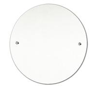 DEENZ Round Drilled Mirror Wall Mounted Frameless Bathroom Living Room A Must Have Mirror Home Décor Durable (40x40cm)