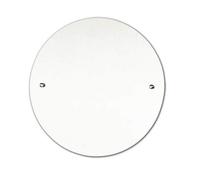 Deenz Round Drilled Mirror Wall Mounted Frameless Bathroom Living Room Home Décor (40X40Cm)