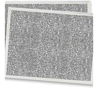 Deenz Set Of 2 Crushed Crystals Mirrored Glass Placemats Glitter Diamante Table Mats Elegant Home Best Gift 22X27Cm