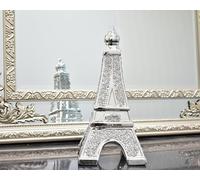 Deenz Silver Crushed Jewel Diamond Sparkly Fl - Tower Ornament Shelf Sitter Home Décor Best For Gift Love One'S