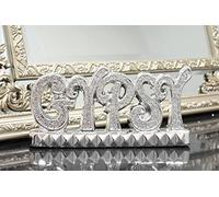 Deenz Silver Crystal Crushed Diamond Gypsy Sparkle Bling Ornament Romany Collection