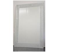 DEENZ Silver Wall Mirror Triple Edge Glitter Strips Border Mirror Border 40X60
