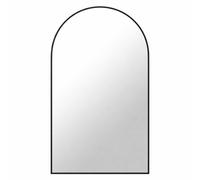 Deenz Sl rch Design Wall Hanging Mirror Small Black Border Frame Perfect Decor Glass Gift Home Space Display Idea 60X35Cm