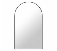 DEENZ Sleek Arch Design Wall Hanging Mirror Small Black Border Frame Perfect Decor Glass Style Gift Home Space Display Idea 60x35Cm
