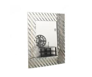 DEENZ Slide Border Silver Wall Mirror Decorative Wall Mounted