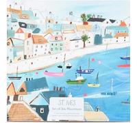 Deenz St Ives Set Of 6 Placemats Cork-Backed Coasters Sealed Edges Stylish, Trendy Everyday Beautiful Print