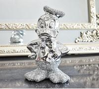 Deenz Stylish Duck Free Standing Silver Crushed Crystal Diamond Gift Ornament Home Decor Gift For Love Ones