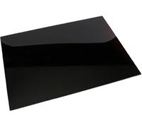 DEENZ Tempered Glass Worktop Saver Sleek Black Hob Cover Plate with 4X Anti-Slip Hob Cover Mat Feet All Types of Cookers Dishwasher Safe Cutting Board 52 x 30 Cm (Hob Cover + 4X Feet)
