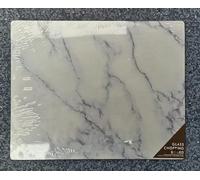 Deenz Tempered Marble Effect Glass Chopping Board Glass Chopping Board Display Gift Present For All Occassion Home Décor 40X30Cm
