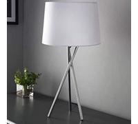 Deenz Tripod Design Table Lamp Give Your Home Decor Office Living Room A Truly Contemporary Look (White)