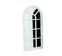 DEENZ Window Style 70cm Mirror Living Room Decoration Hallway Home Panel Wall Glass (White)
