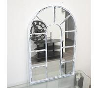 DEENZ Window Style Black Brushed White 60X90Cm Wall Mirror Living Room Decoration Hallway Home Decoration Panel