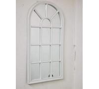 Deenz Window Style Wall Mirror Simply Stylish Decor Mirror White Wall Window Mirror 69X 34Cm