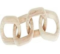 Deenz Wooden Chain Ornament For Home Decoration Stylish Accent Piece, Modern Rustic Décor For Any Room 45X10 Cm