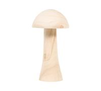 Deenz Wooden Mushroom Tree Ornament Natural Home Shelf Sitting Traditional Decor Rustic Accent Unfinished Surface Tabletop 28X14Cm