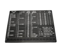 DEENZ Worktop Saver With Measurements And Ruler Black 30X40