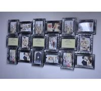 DEENZ X Large 18 Photos Multi Picture Wall Frame 6x4 Photo Multi Photo Frame 18-Aperture Wall Hanging Memories Decoration (Black Rustic)