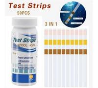Deep Blue 50Pcs Chlorine Dip Test Strips Hot Tub Spa Swimming Pool Ph Tester Paper Set