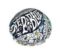 Deep Blue Animal Whale Print Shower Cap - Reusable, Double Layer, Hotel Travel Essentials, Salon Shower Hat Accessories L
