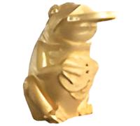 Deep Blue Golden Toad Large Fountain Statue Sprayer - 660x700x1100mm, 25kg - LED Strip Light + Controller