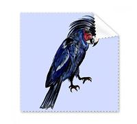 Deep Blue Parrot Bird Glasses Cloth Cleaning Cloth Phone Screen Cleaner 5pcs Gift