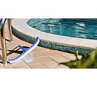 Deep Blue Pro 18-Inch Plastic Pool Brush - Pool Brush 10Inch Alu Tough