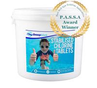 Deep Blue Pro Mini 20G Stabilised Chlorine Tablets 5 Kg With Floating Dispenser