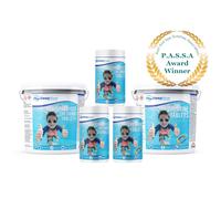 Deep Blue Pro - Multifunctional Mini 20g Chlorine Tablets 1kgWITH Floating dispenser and test strips. Stabilised clarifier algae inhibitor