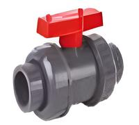 Deep Blue Pro PVC True Union Ball Valve Socket 0.5 Inch - Lightweight 173g - PVC Ball Valve Socket 1Inch