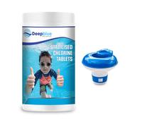 Deep Blue Professional - Mini 20G Stabilised Chlorine Tablets 1Kg With Floating Dispenser