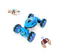 (Deep Blue) RC Car Remote Control Stunt Toy Car 4WD 1:18 Gesture Sensing RC Drift Cars Twist Climbing Off Road Kids