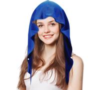 (Deep Blue) Summer Cooling Hooded Towel - Cooling Neck Wraps - Soft Cooling Towel for Hot Weather, UV Protection Cold Towel for Sport Workout Cycling, Outdoor