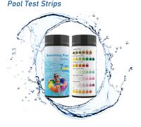 Deep Blue Swimming Pool Test Strips 7-in-1 - Chlorine, pH, Bromine & Alkalinity Water Test