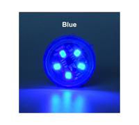 (DEEP BLUE) Universal LED Car Door LED Warning Lights Safety Anti-collision Lights