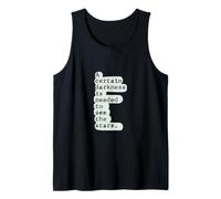 Deep Book Quote, A Certain Kind of Darkness to See The Stars Tank Top