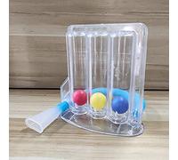 Deep Breathing Lung Exerciser - 3 Balls Incentive Spirometer Lung Function Respiratory Exerciser Spirometer- Washable & Hygienic Breath Measurement System