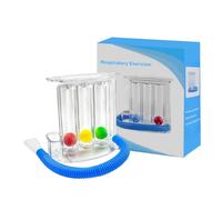 Deep Breathing Lung Exerciser, Washable Respiratory Exerciser, Respiratory Training System, 3 Ball Deep Breathing Exerciser, Respiratory Exercise, Incentive Spirometer Spirometry for Lung Trainer