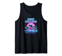 Deep Callers Retrowave Synthwave 80s Orca Ocean Tank Top