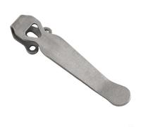Deep Carry Pocket Clip in 6AL-4V Titanium Alloy for Benchmade Butterfly 551 710 730, Emerson, ProTech Knives, Hand-Formed Finish, Durable(Stonewash)