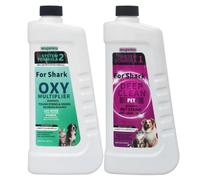 Deep Clean PET & OXY Formula Bundle For Tough Stains/Odor EXCP48 | Compatible With Shark StainStriker Portable Carpet, Upholstery & Rug Cleaners(Deep Clean Pet+OXY Multiplier)