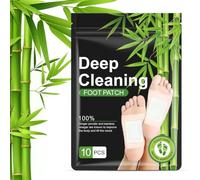 Deep Cleaning Foot Patch Detox Pads, Natural Ingredients, Overnight Use, Sleep Support, 10 Pieces
