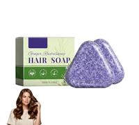 Deep Cleansing Moisturizing Nourishing Scalp Purple Shampoo, Moisturizing Strengthening Solid Bar, Thickening to Reduce Breakage Ginger Shampoo, Volumising Nourishing Anti Dandruff Shampoos (2PCS)