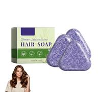 Deep Cleansing Moisturizing Nourishing Scalp Purple Shampoo, Moisturizing Strengthening Solid Bar, Thickening to Reduce Breakage Ginger Shampoo, Volumising Nourishing Anti Dandruff Shampoos (3PCS)
