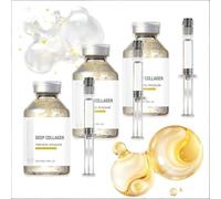 Deep Collagen Silk Peptide Facial Ampoule,Silk Peptide Intensive Lifting Ampoule,For Face Tightening And Lifting,3PCS