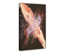 Deep Conversations V2 Print Poster, Trippy Wall Art Canvas Poster Wall Art Decor Print Picture Paintings for Living Room Bedroom Decoration 12x18inch(30x45cm)