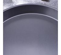 Deep Dish Pizza Pan 9/10/11/12 Inch Carbon Steel Nonstick Pie Tray for Oven Baking Kitchen Tool Suitable for Pizza Cookies Rolls and More (11inch)